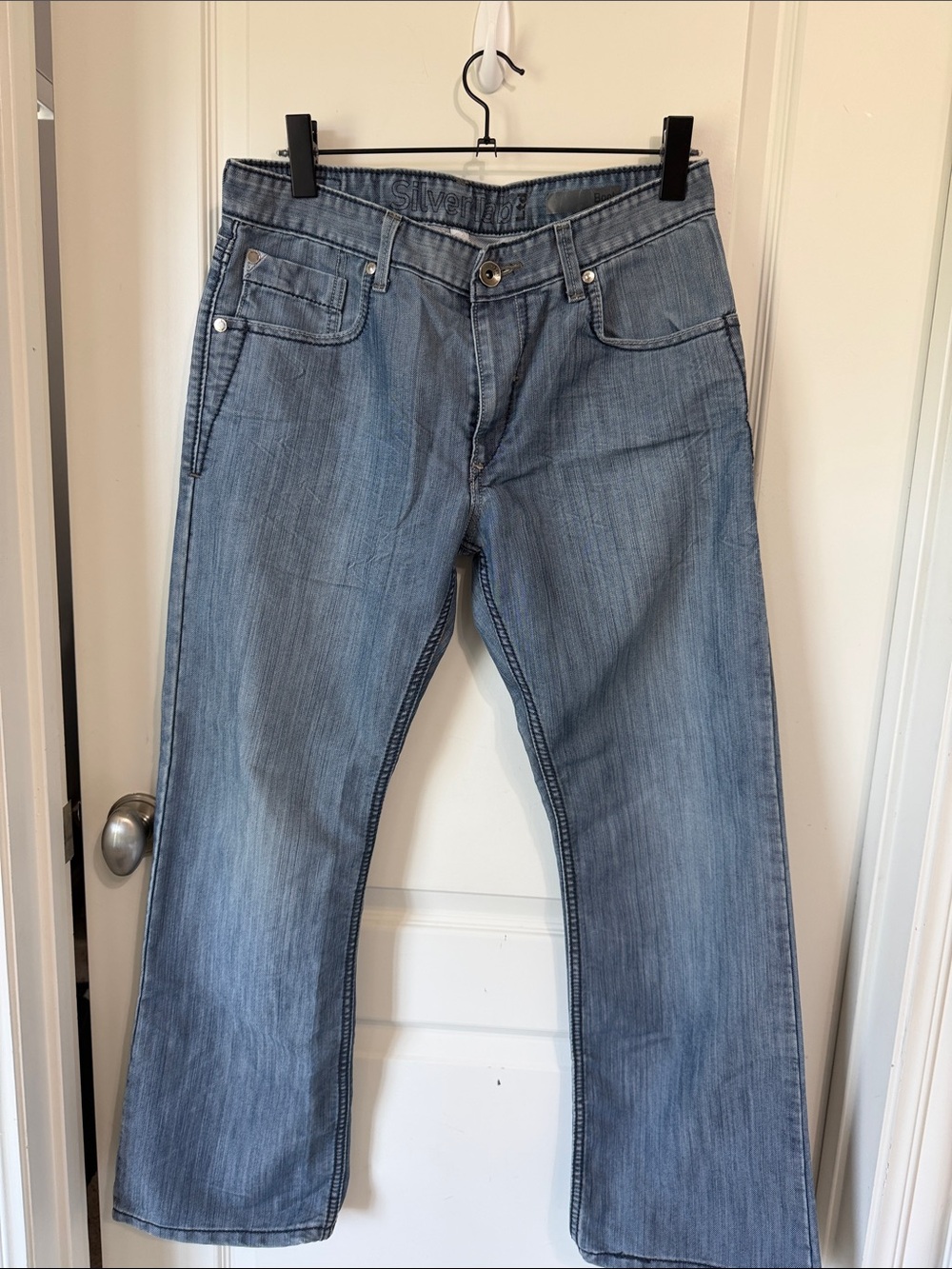 Levi's silver tab. Light Blue Men's Bootcut Jeans silver tab